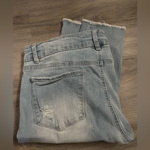 Distressed ankle D Jeans